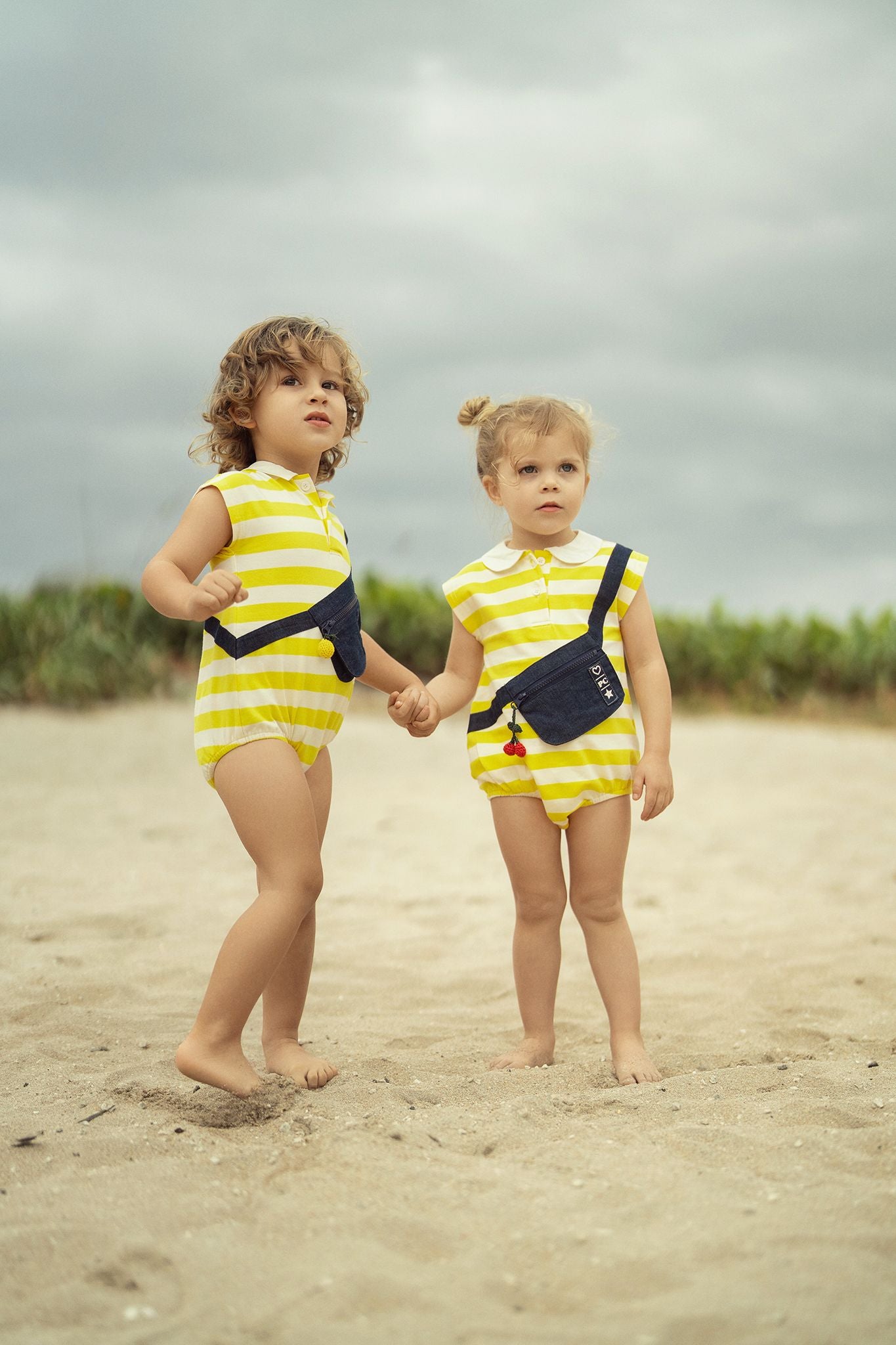 Baby Girls Lemon Twist Romper