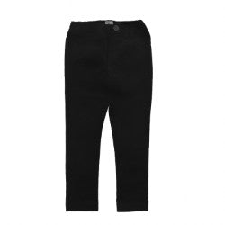 Black Corduroy Pull On Pants
