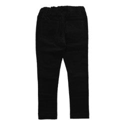 Black Corduroy Pull On Pants