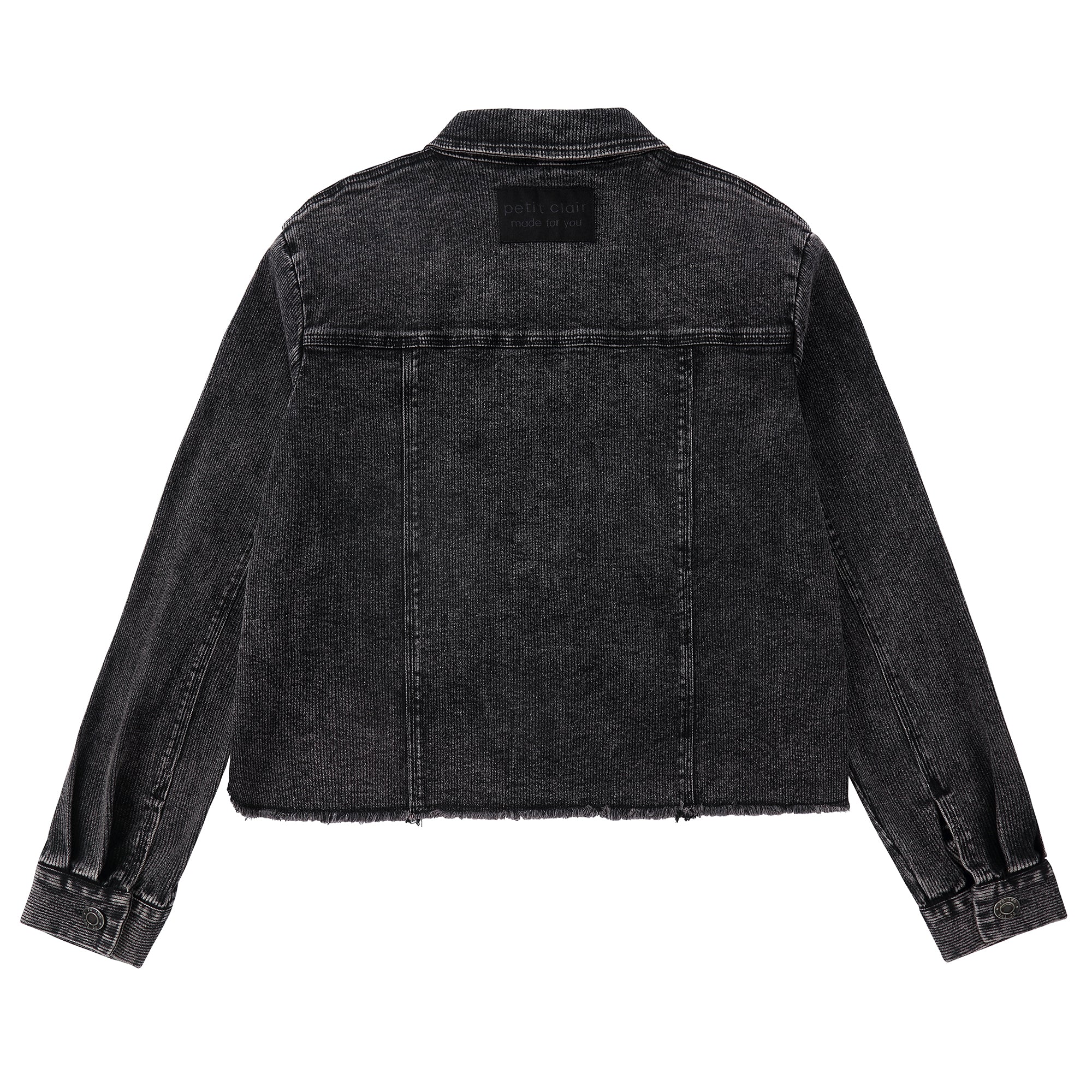 Graphite Cropped Shirt