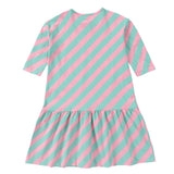 Girls Pastel Play Pink & Mint Green Dress