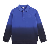 Boys Royal Blue Ombre Polo
