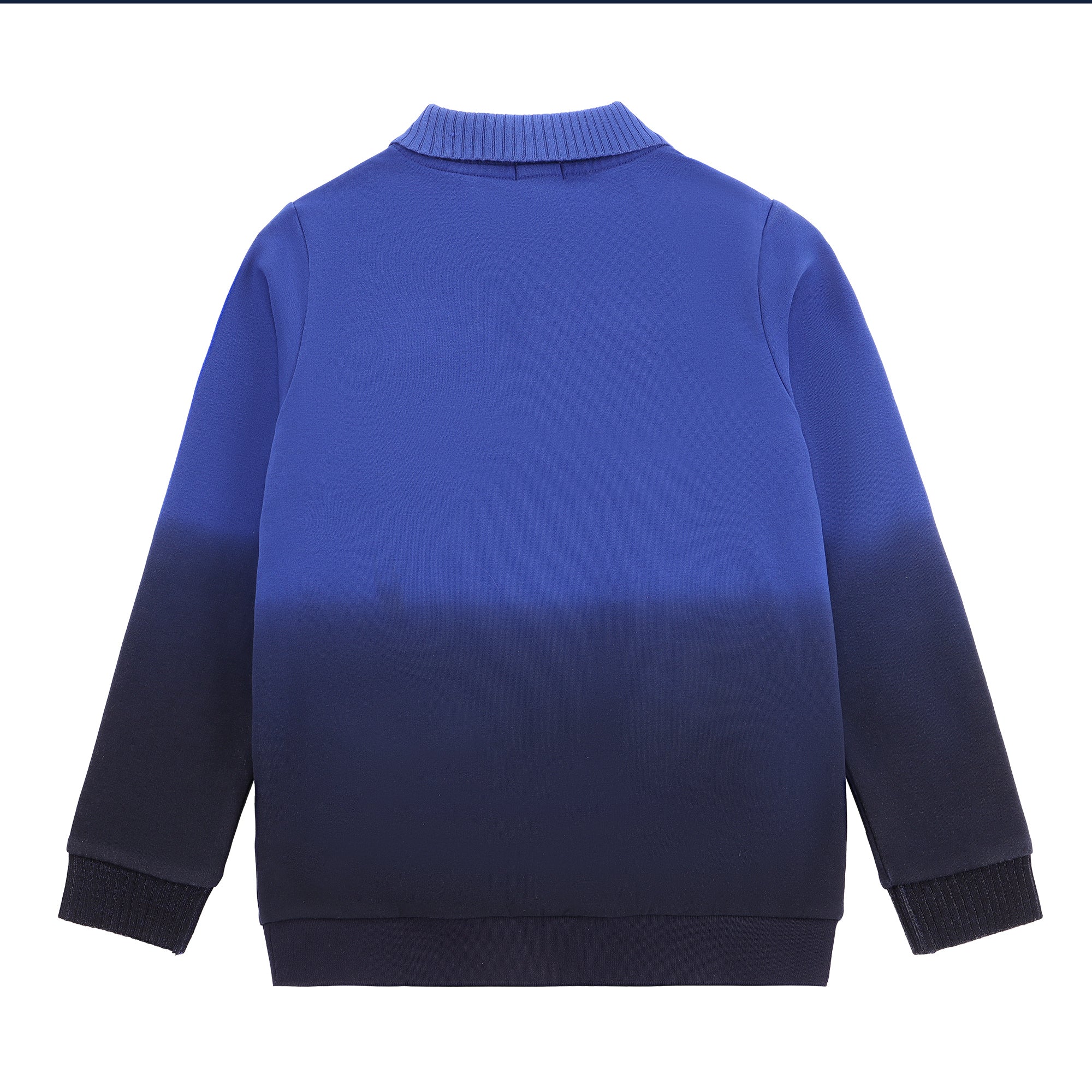 Boys Royal Blue Ombre Polo