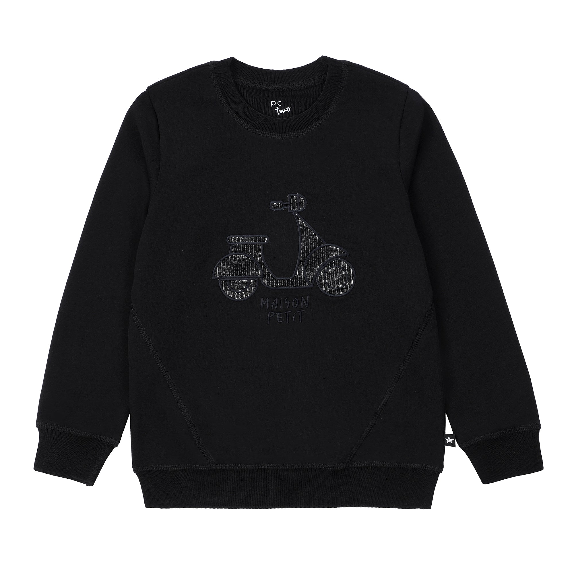 Boys Charcoal Cord Sweatshirt