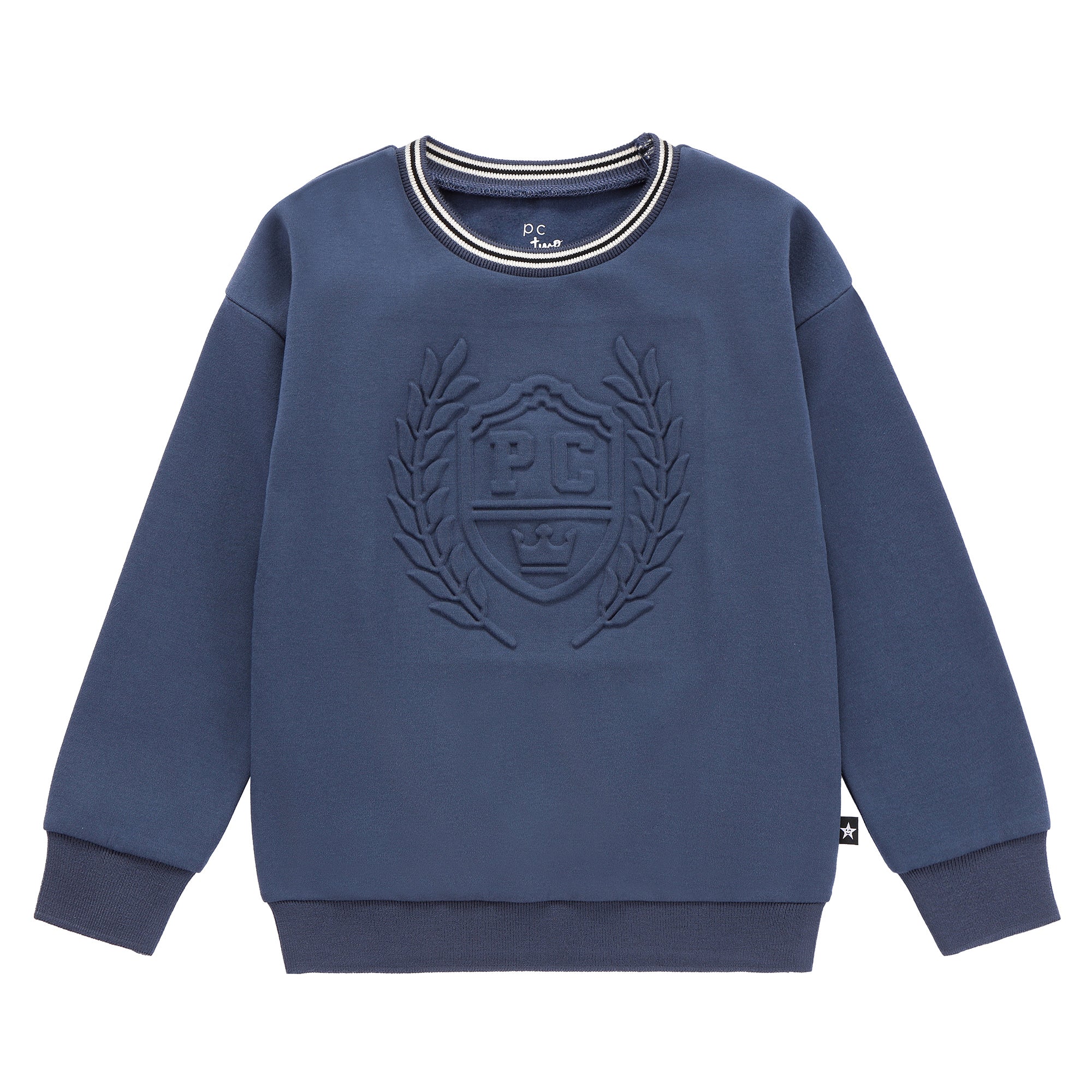 Boys Dusty Navy PC Logo Sweatshirt