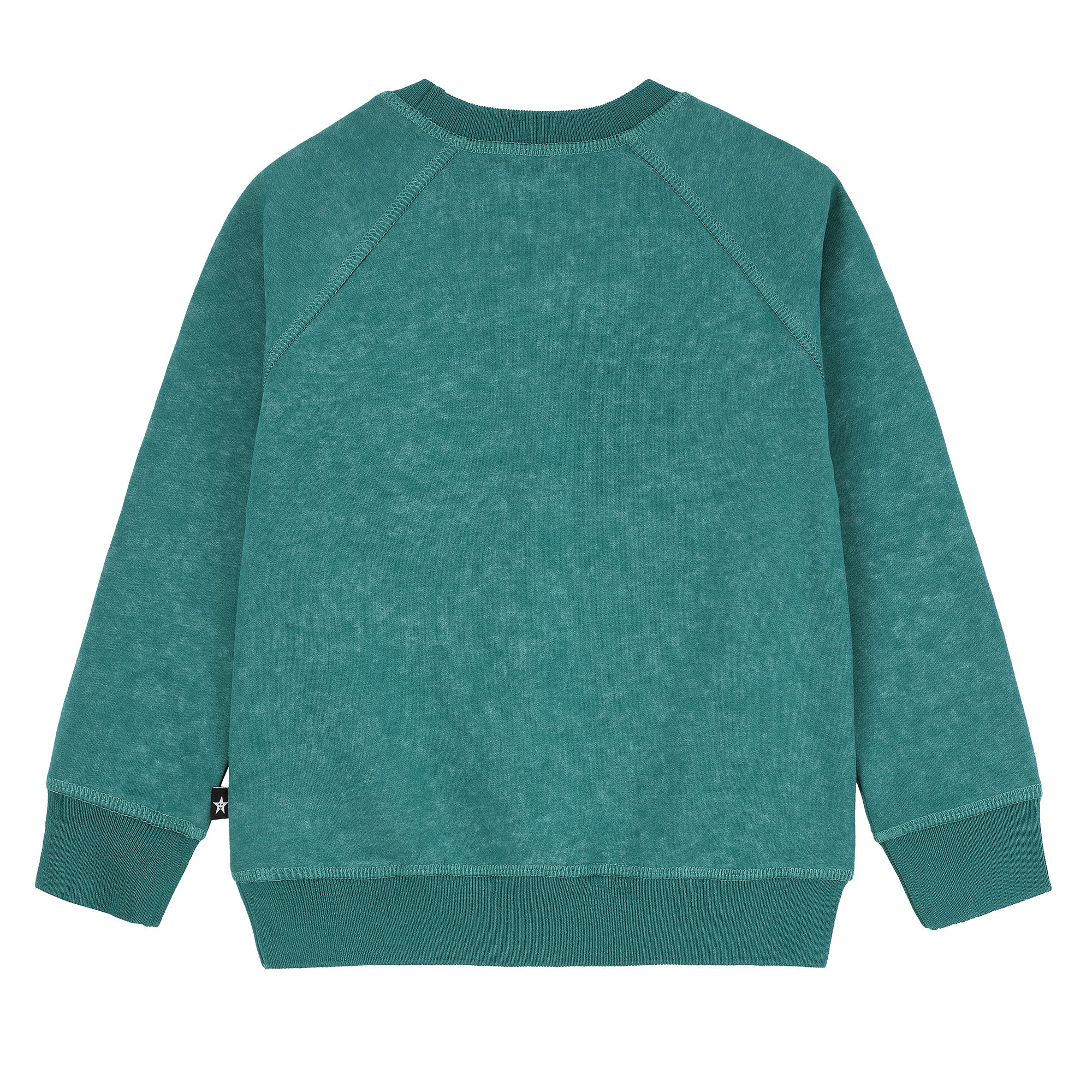 Boys Green Wash Sweatshirt with Racehorse