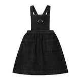 Girls Denim Stitch Jumper