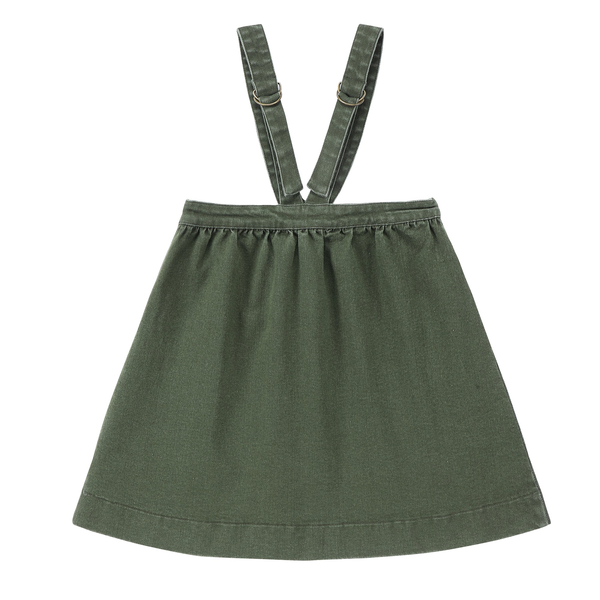 Girls Vintage Olive Jumper