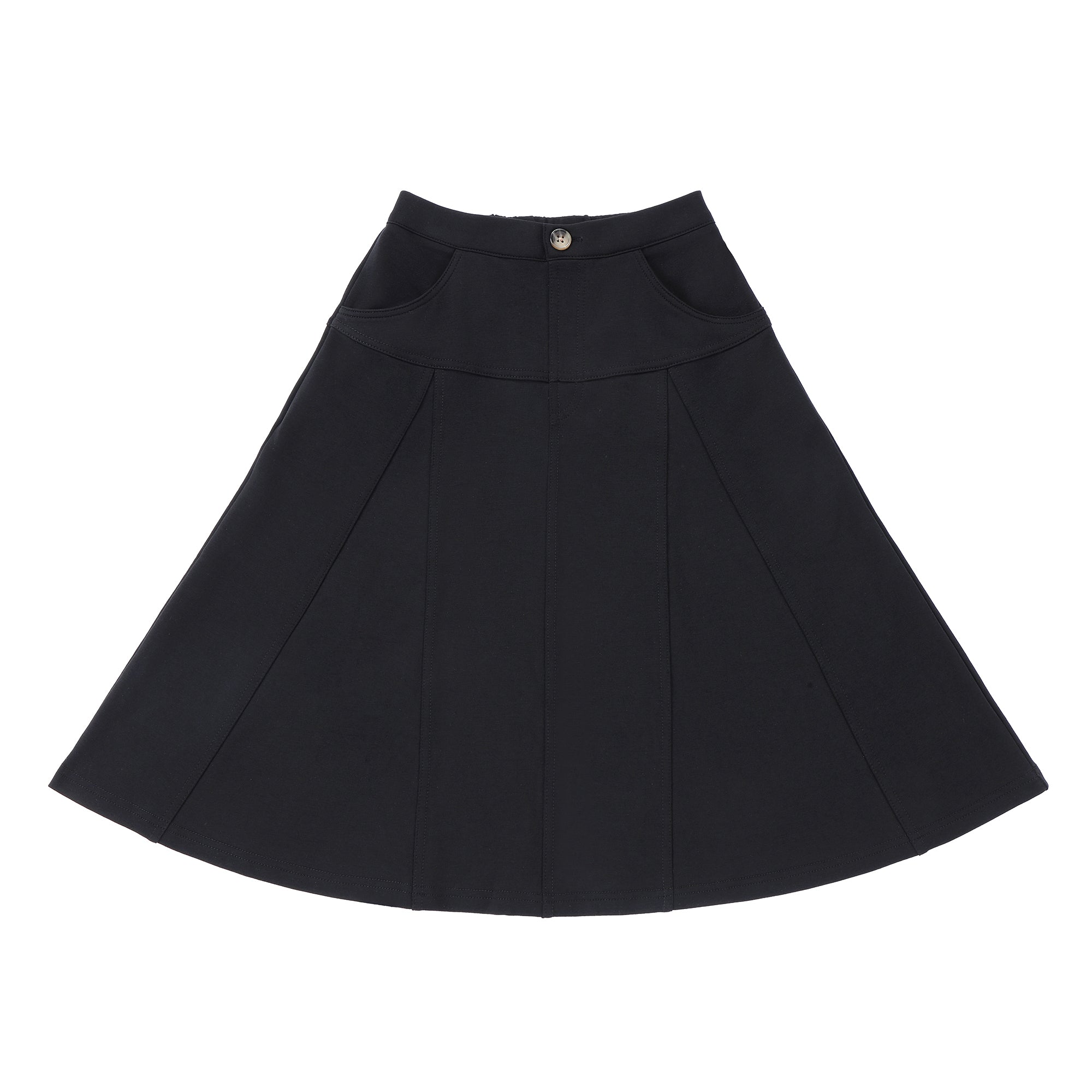 Girls Rib Remix Short Skirt
