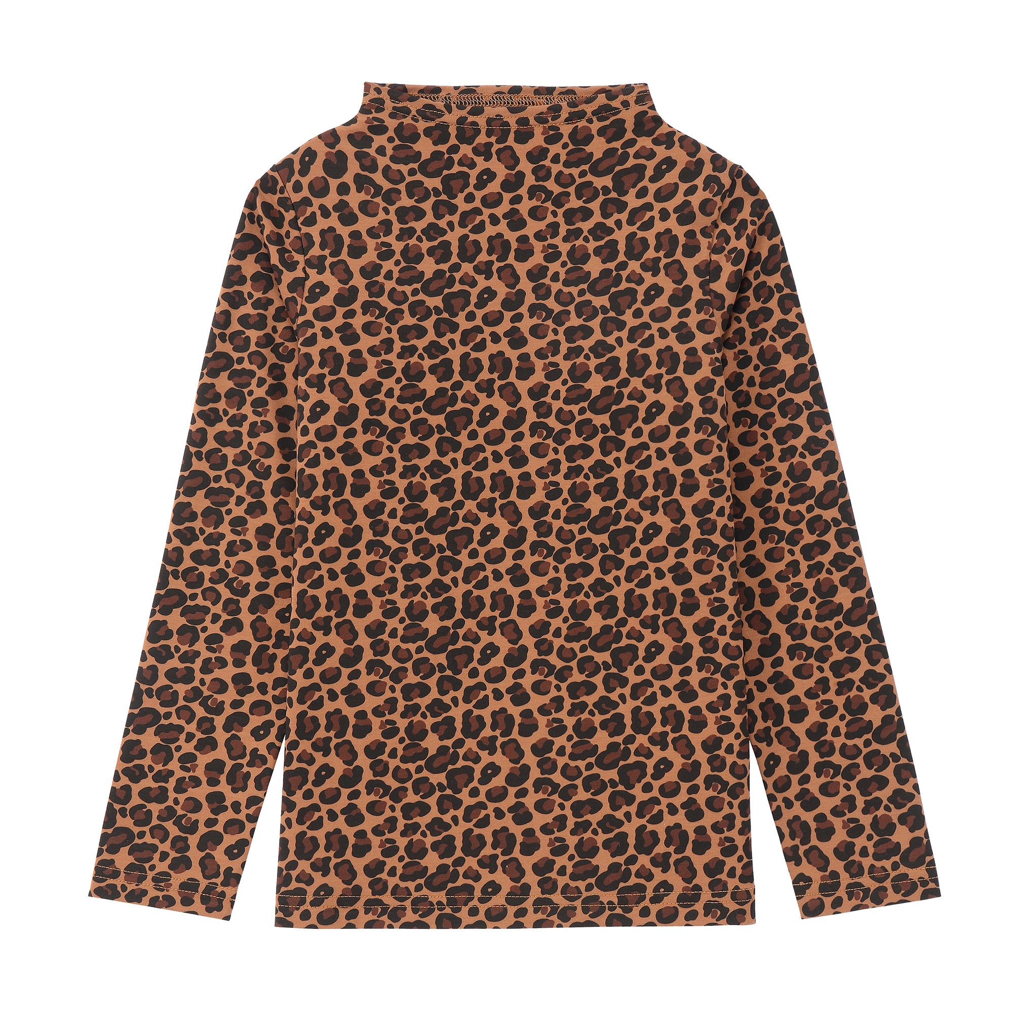 Girls Leopard MockNeck