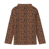 Girls Leopard MockNeck