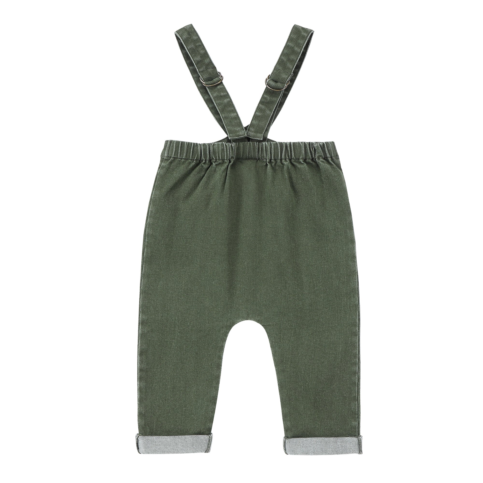 Baby Boys Vintage Olive Romper