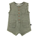 Baby Boys Vintage Wash Romper