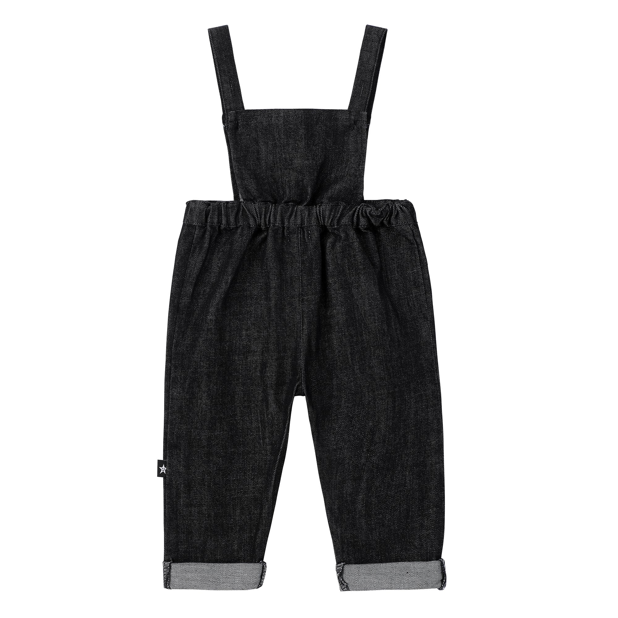 Baby Boys Denim Stitch Romper with Back Pockets