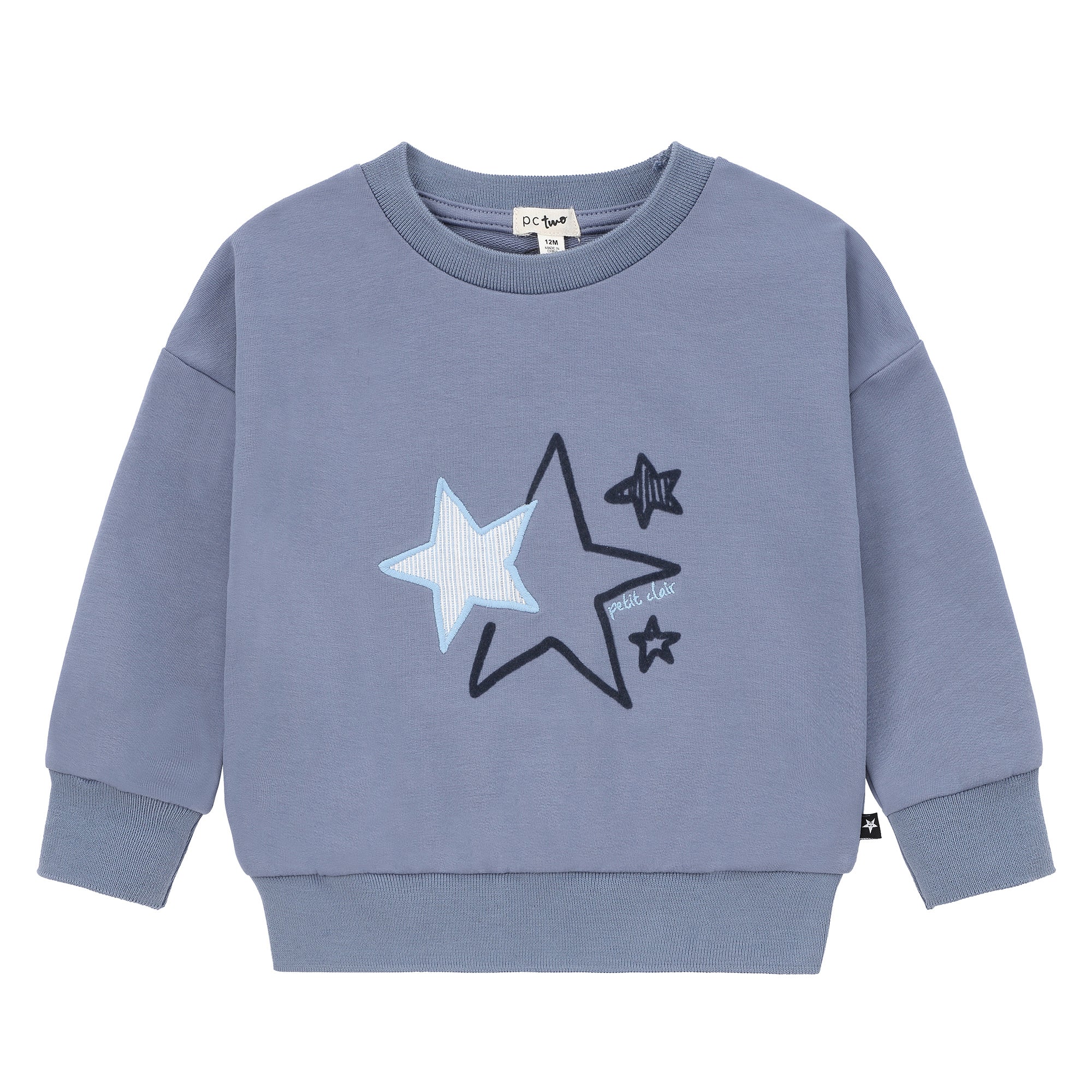 Baby Boys Blue Star Sweatshirt Set