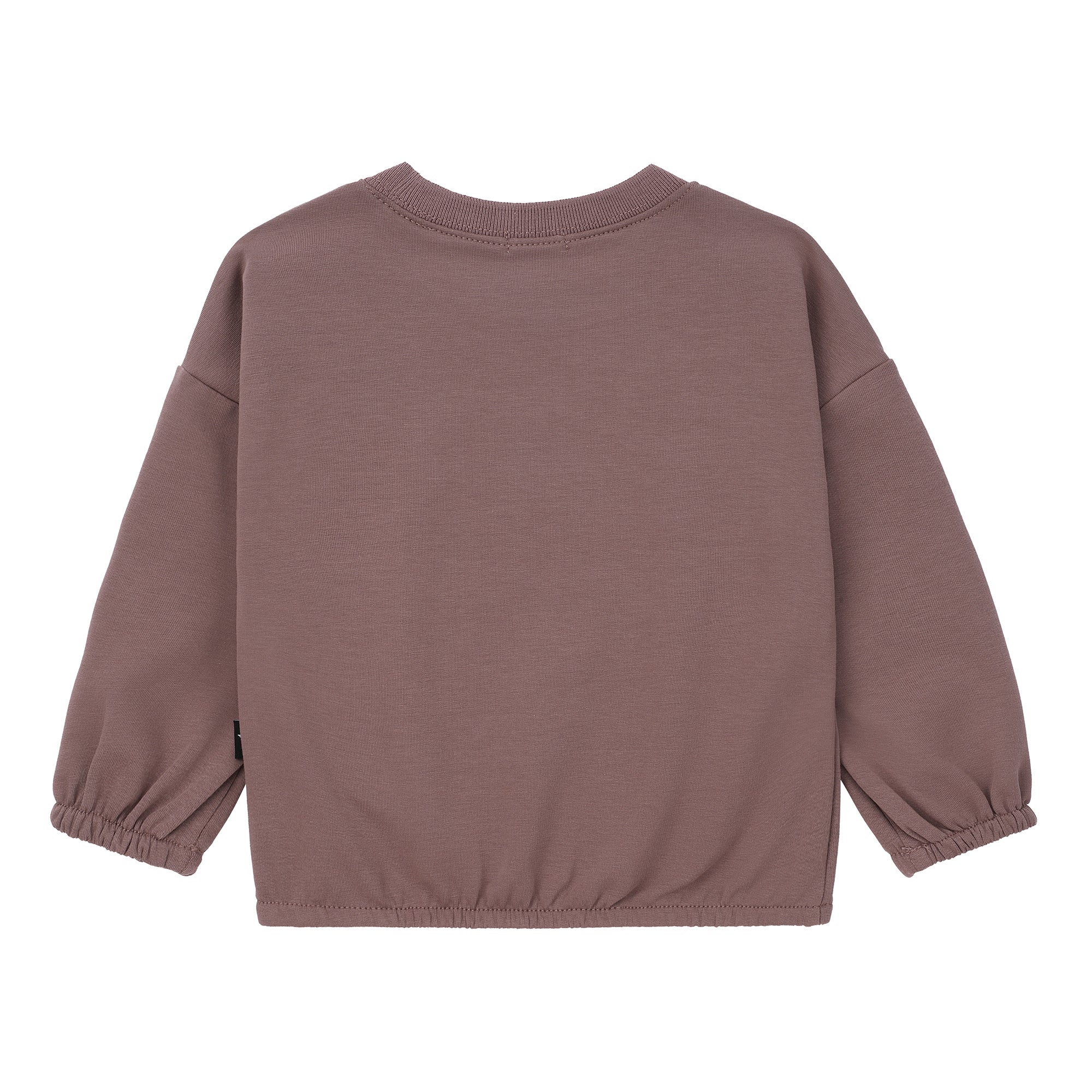 Baby Boys Mauve Brown Logo Sweatshirt Set