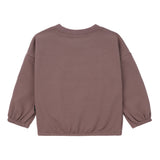 Baby Boys Mauve Brown Logo Sweatshirt Set