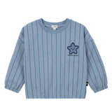 Baby Boys Blue Stripe Sweatshirt Set