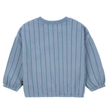 Baby Boys Blue Stripe Sweatshirt Set