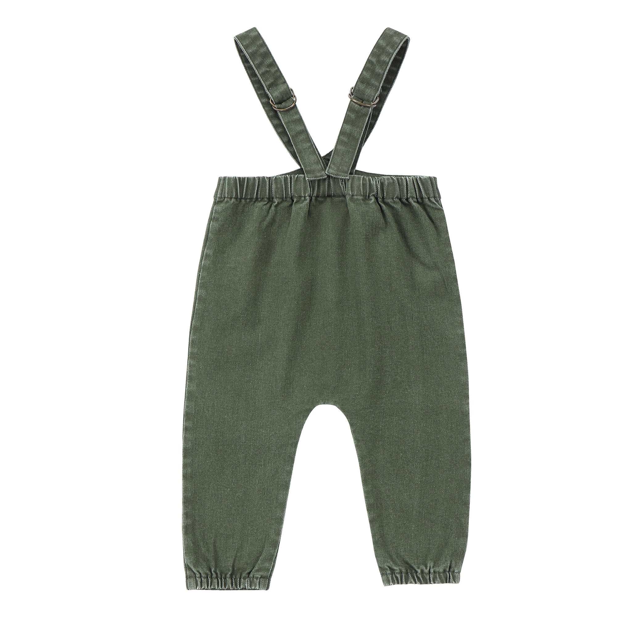 Baby Girls Vintage Olive Romper