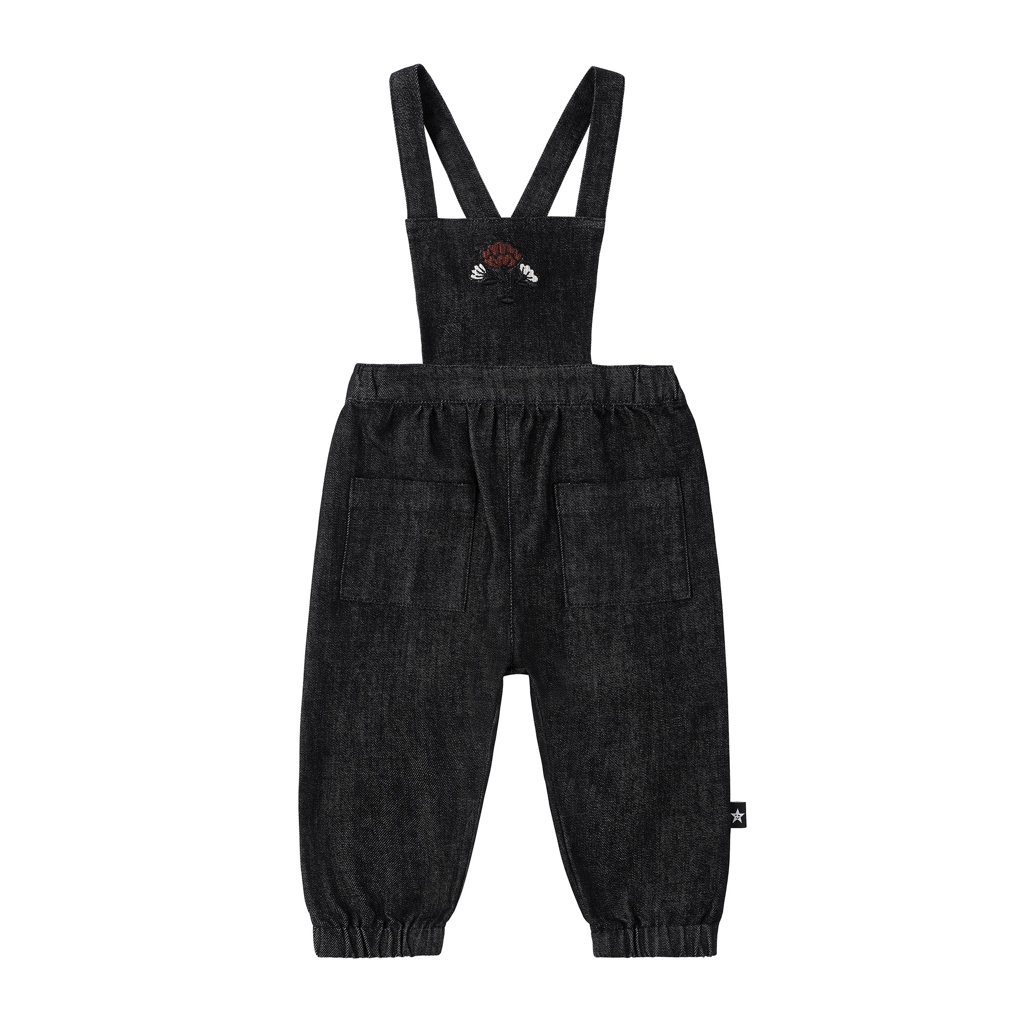 Baby Girls Denim Stitch Romper