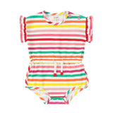 Baby Girls Bright Stripes Romper