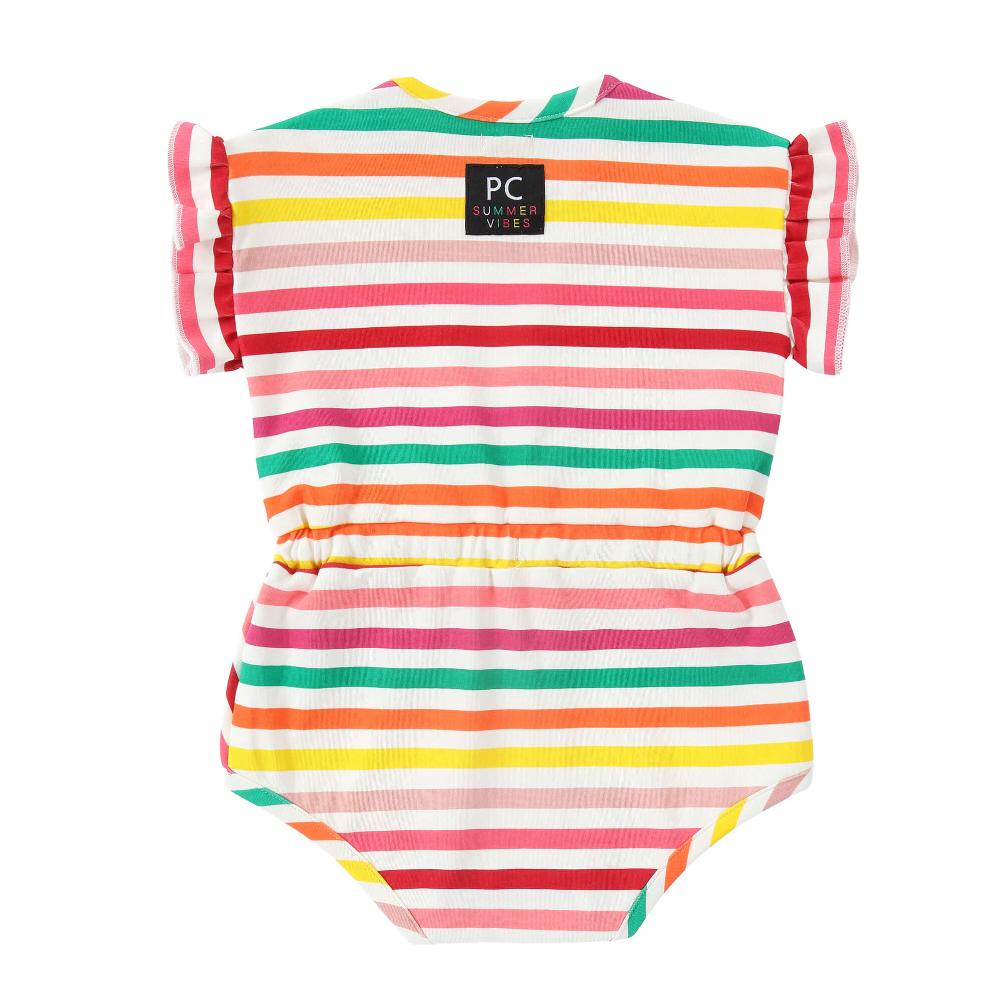 Baby Girls Bright Stripes Romper