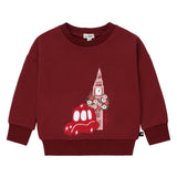 Baby Girls Plum Big Ben Sweatshirt