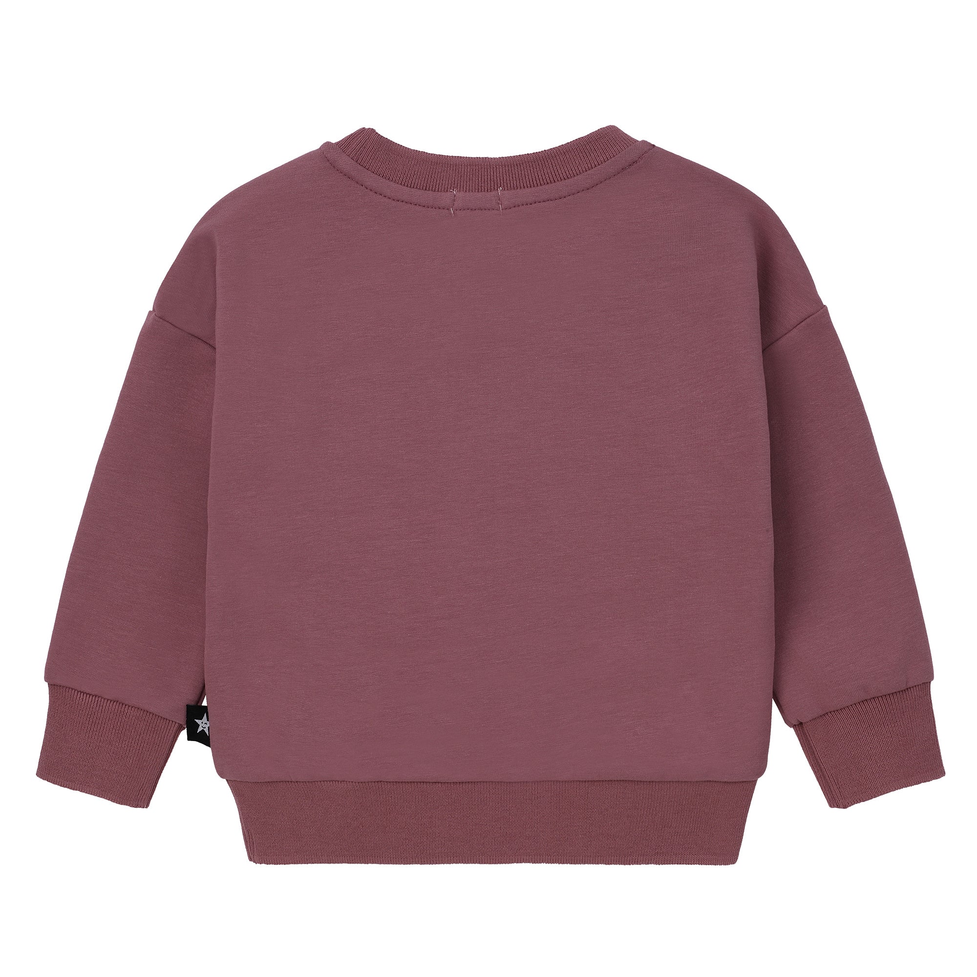 Girls Mauve Bow Sweatshirt