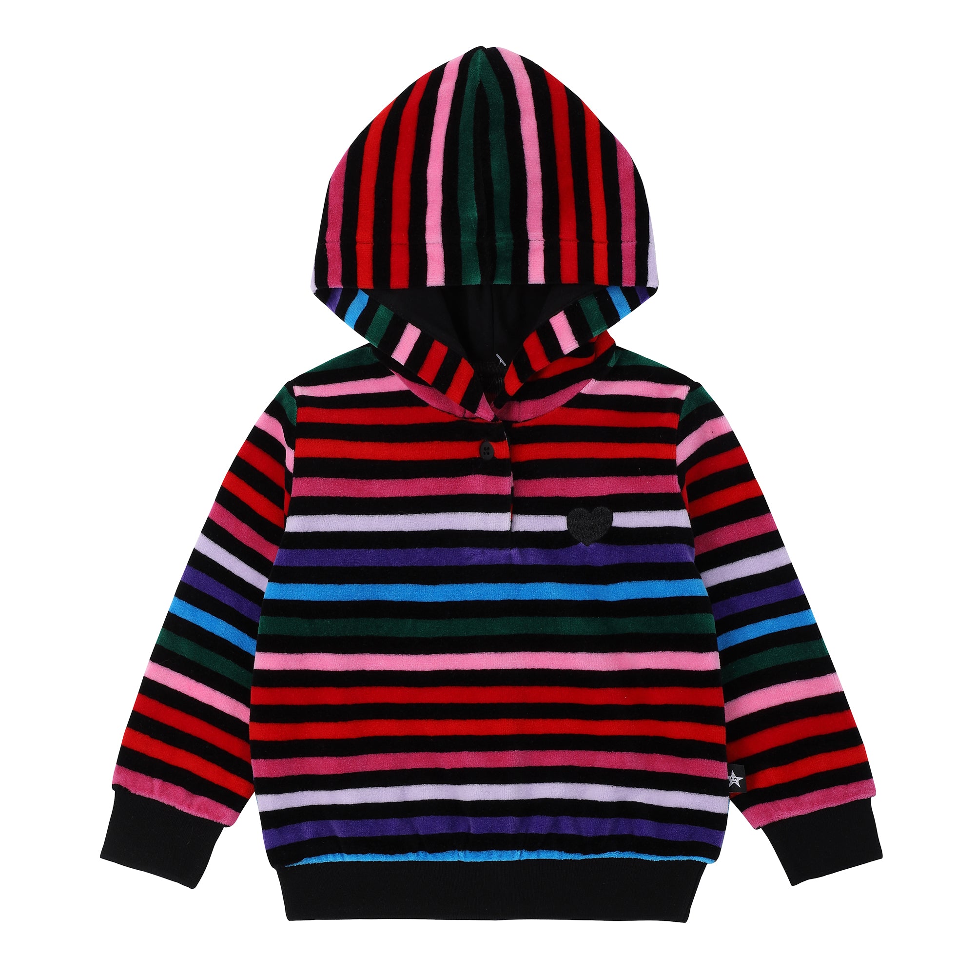 Girls Sweet Stripe Hoodie