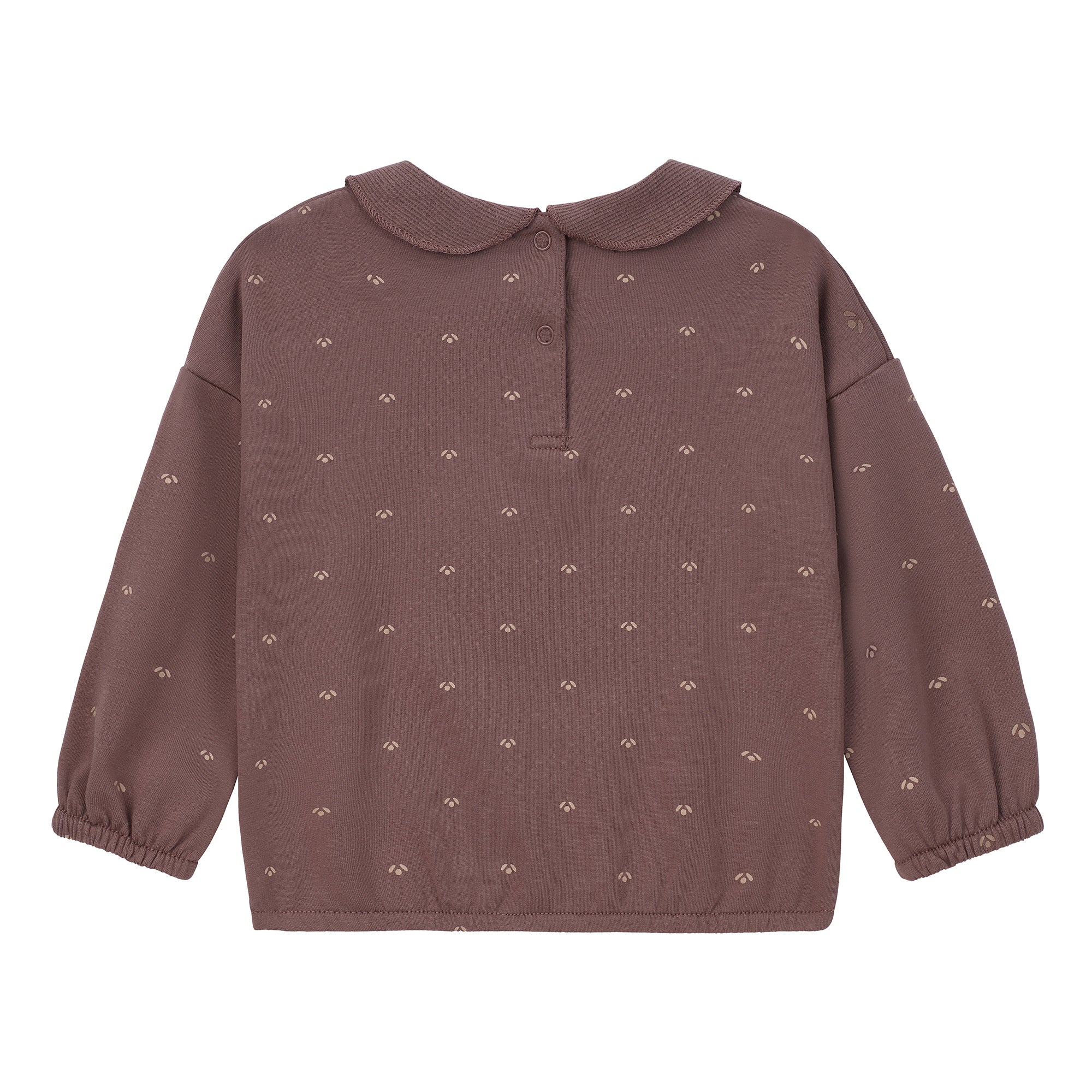 Baby Girls Mauve Brown Petite Club Sweatshirt Set
