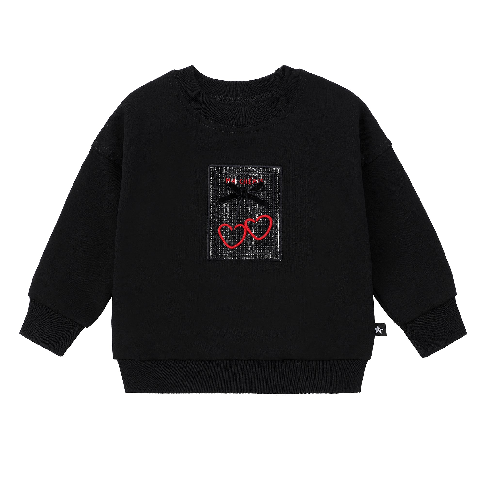 Baby Girls Charcoal Cord Sweatshirt