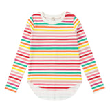 Girls  Bright Stripes T-Shirt