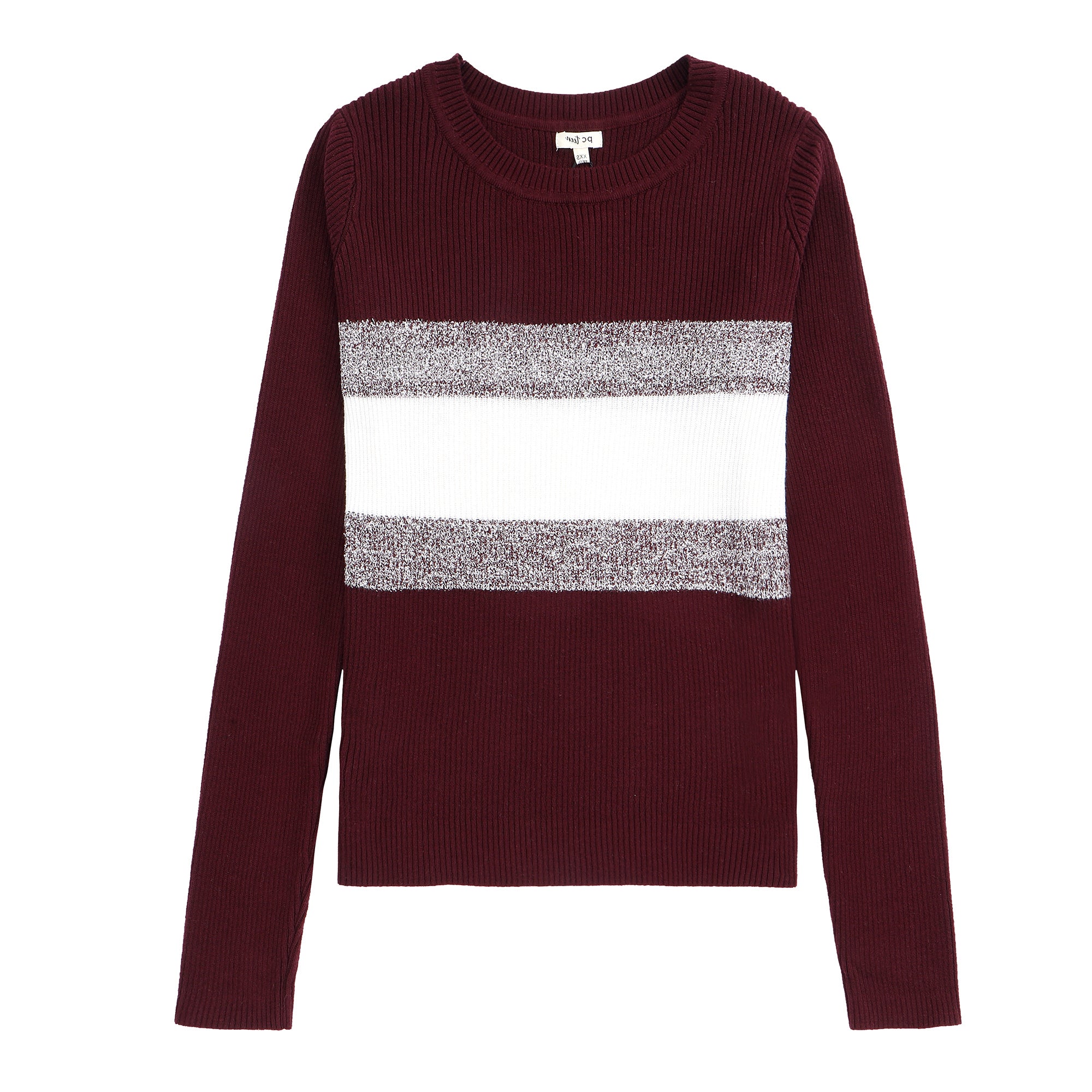 Teens Plum Chunky Knit Sweater