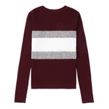 Teens Plum Chunky Knit Sweater