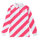 Pink Striped Polo 153B