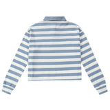 Blue Striped Polo 825