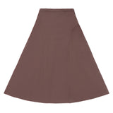 Teens Brown Chocolate Paneled Maxi Skirt