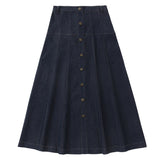 Dark Denim Skirt 762A