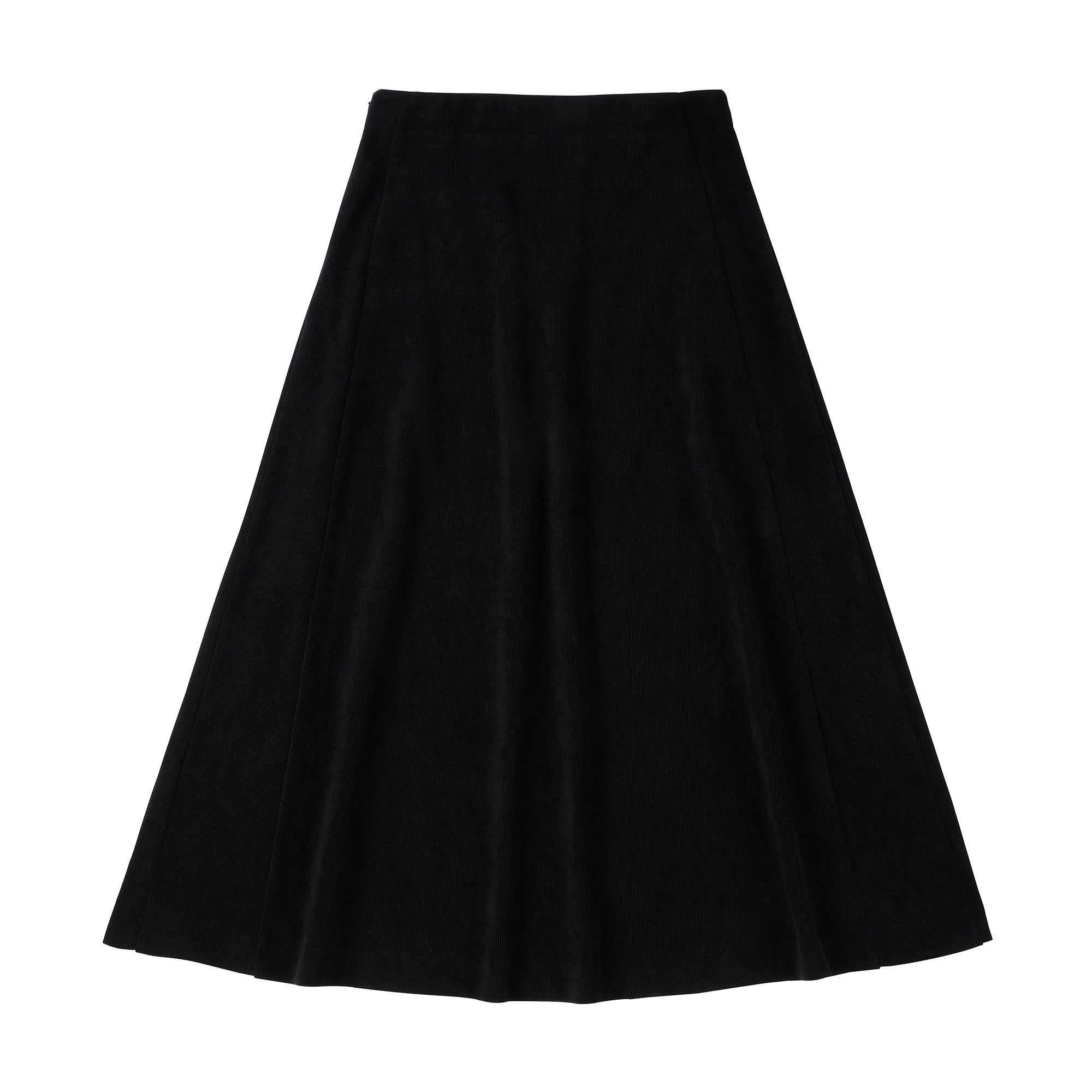 Teens Black Box Pleated Maxi Skirt with Brown Buckle