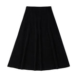 Teens Black Box Pleated Maxi Skirt with Brown Buckle