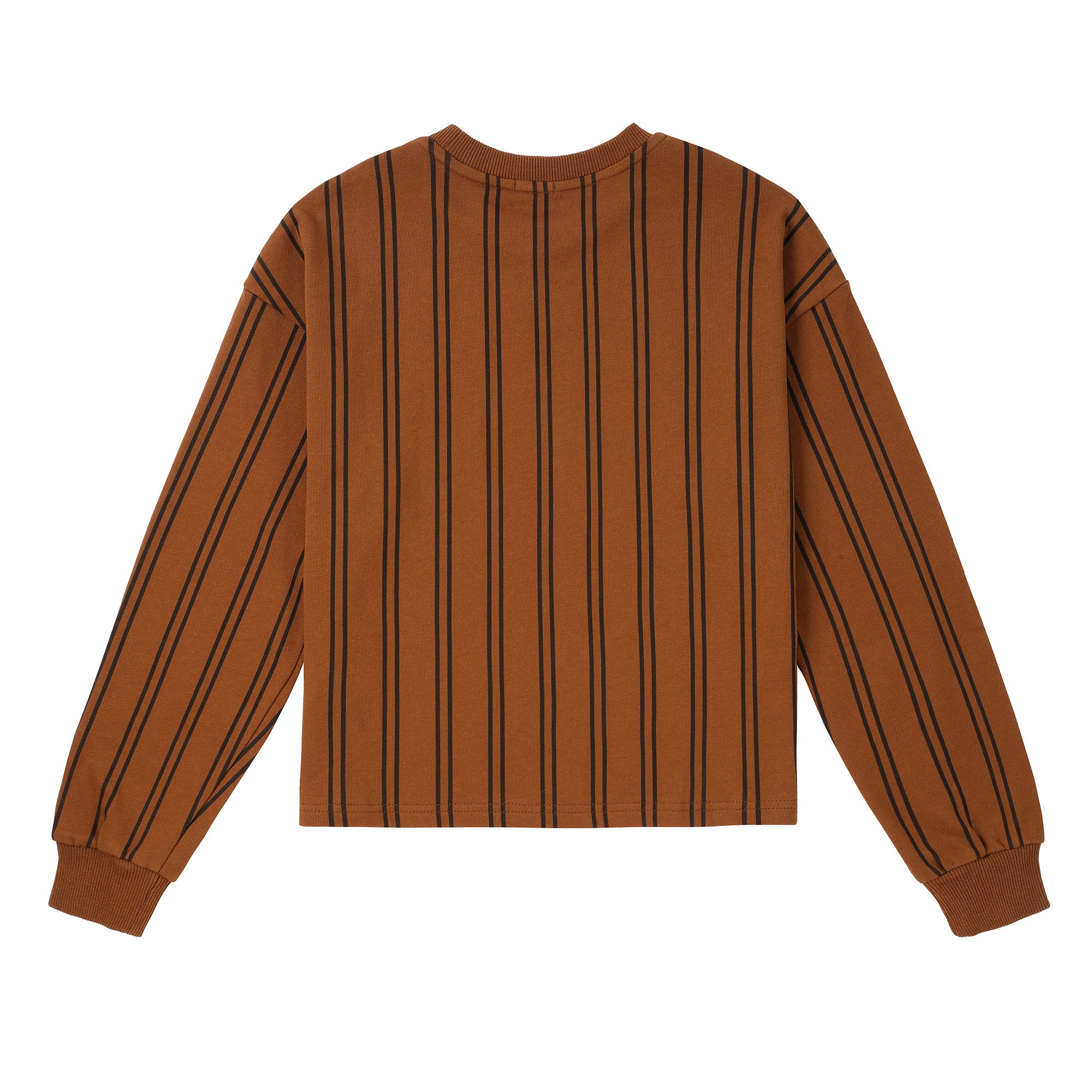Teens Cognac Stripe Sweatshirt