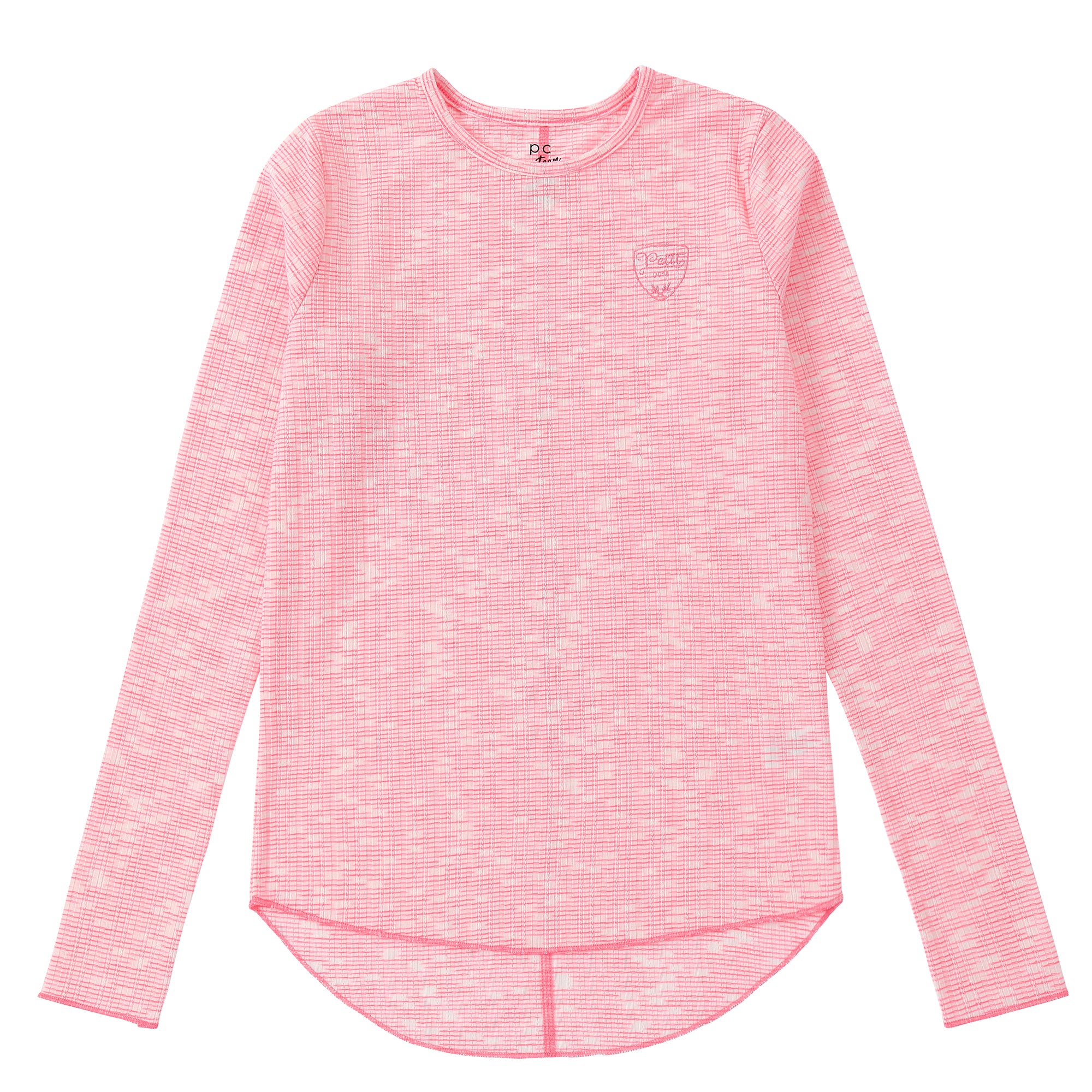Teens Textured Pink T-Shirt – Petit Clair