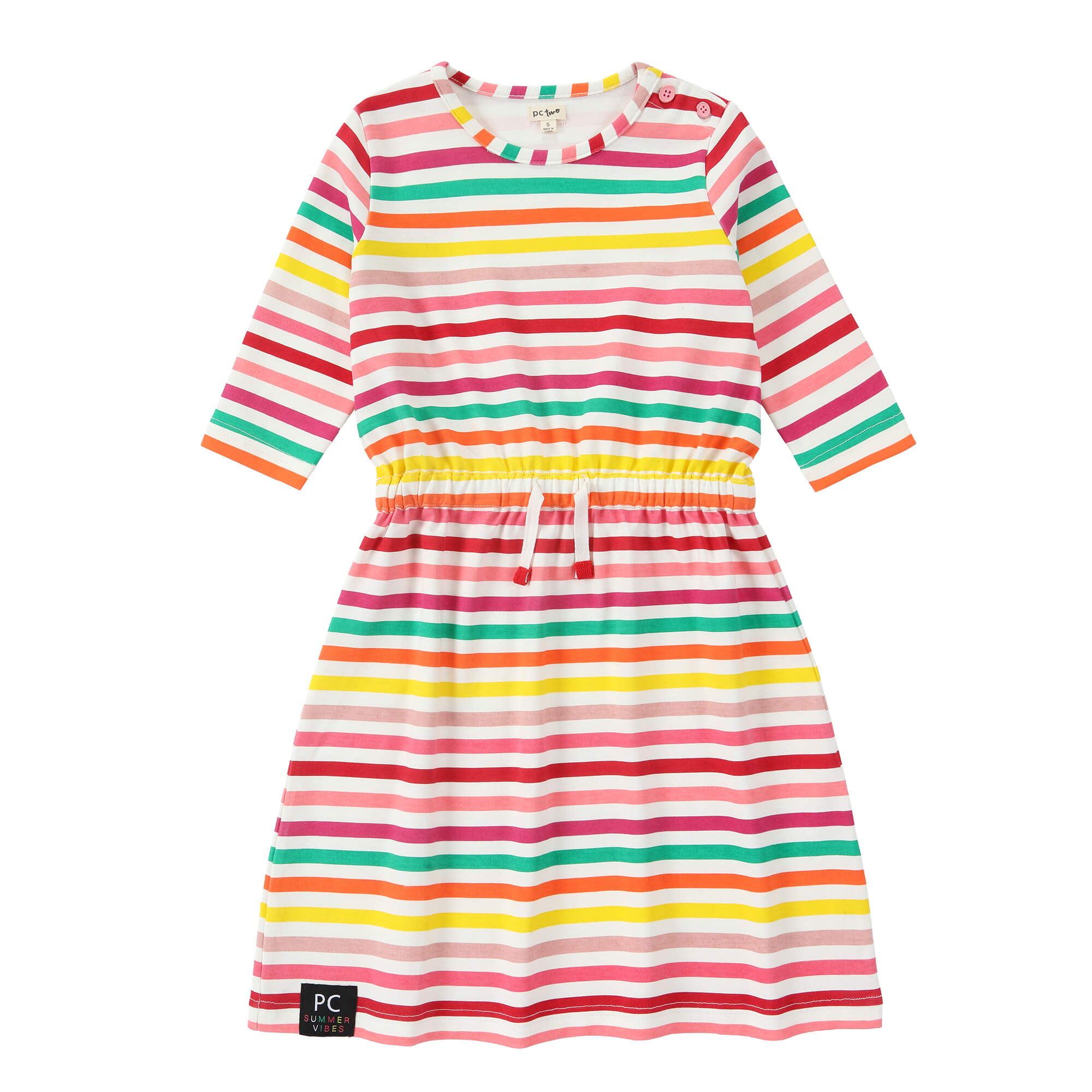 Girls  Bright Stripes Dress