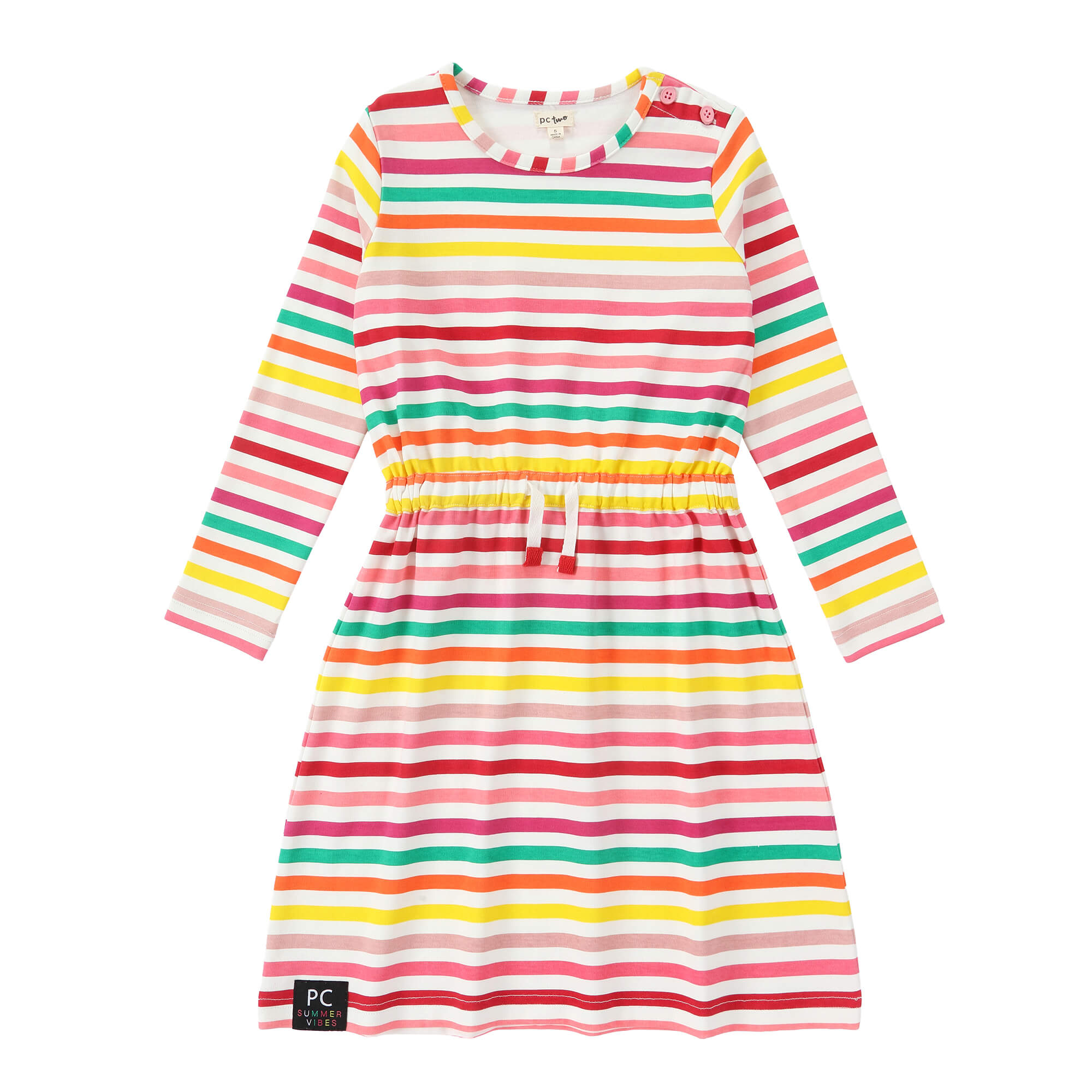 Girls  Bright Stripes Dress