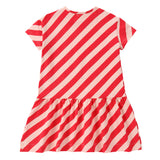 Girls Pastel Play Pink & Red Dress