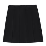 Girls Black Pleated Skirt