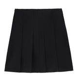 Girls Black Pleated Skirt