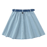 White Blue Skirt 201