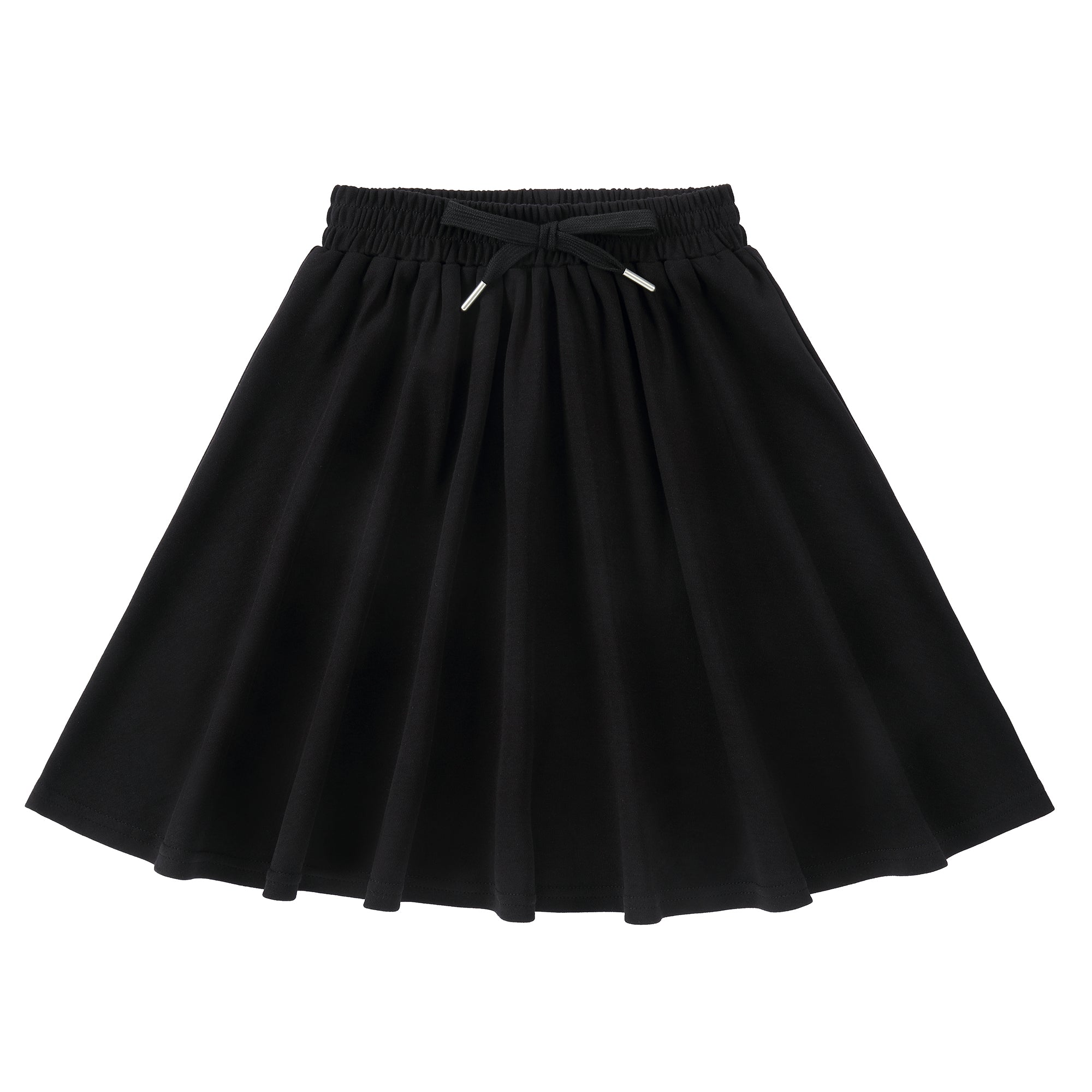 BLOCK JQ TRICOT SKIRT ブラック　Lサイズ Girls Black Gathered Skirt – Petit Clair